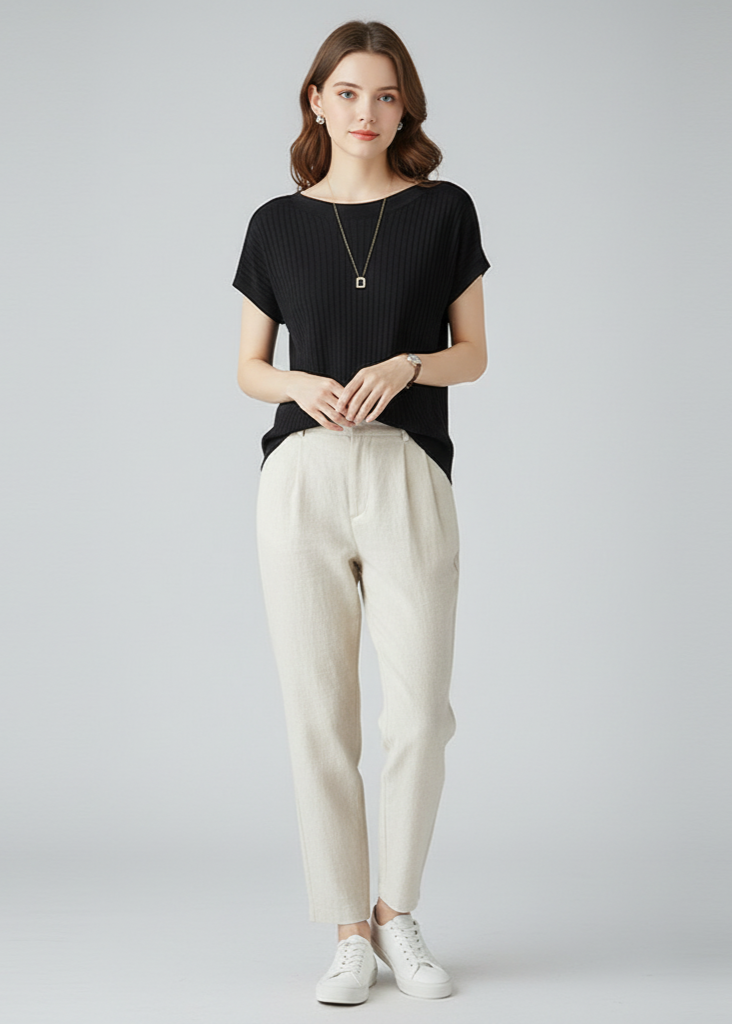 Women's Silk Knitted Sweater - Pure Natural Style