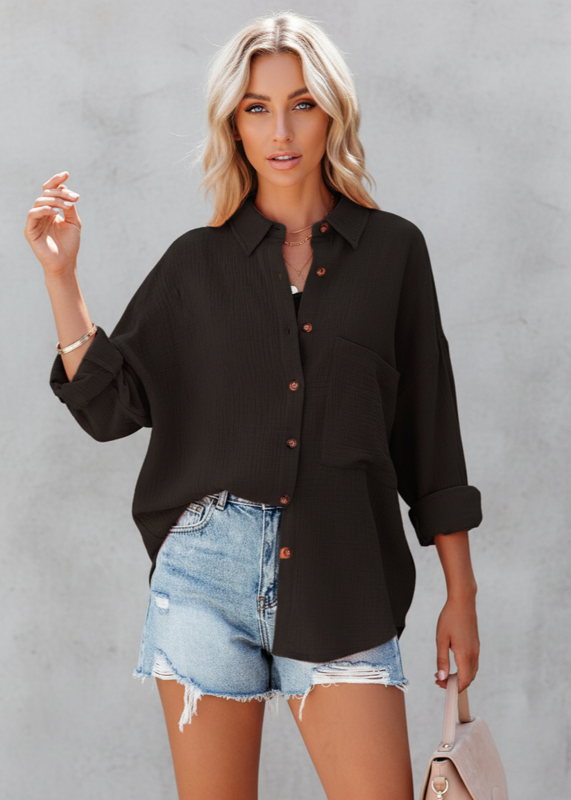 The Saltair Shirt |Cotton Gauze Button-Down